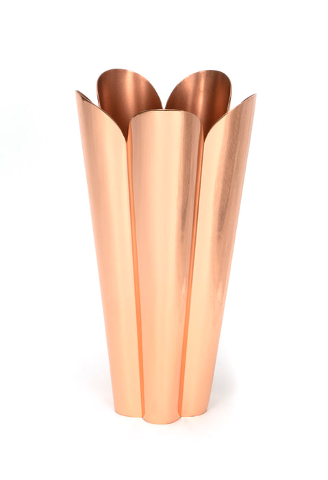 Smooth Copper Flora Vase