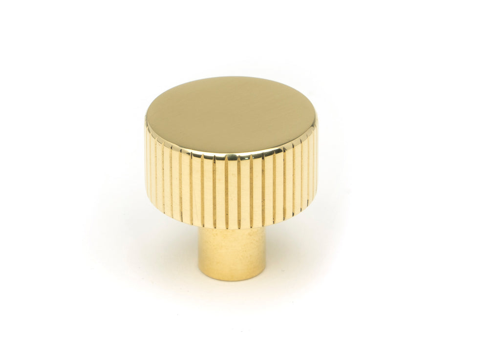 Polished Brass Judd Cabinet Knob - 25mm (No Rose)