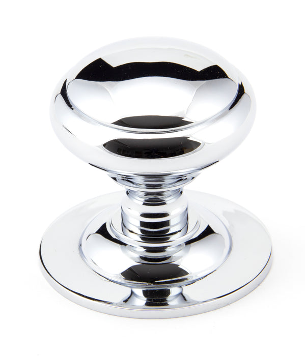 Polished Chrome Round Centre Door Knob