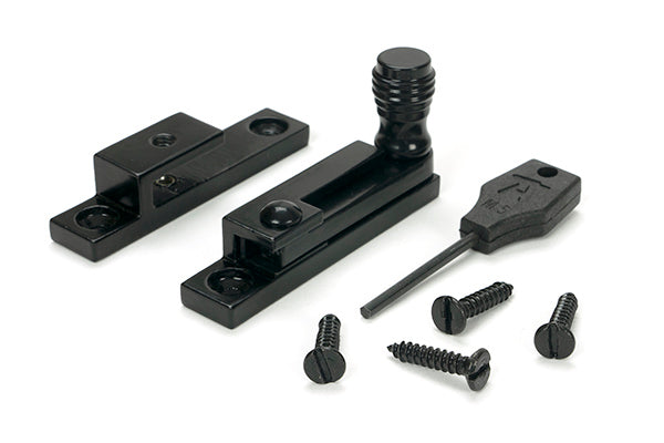 Black Prestbury Quadrant Fastener - Narrow