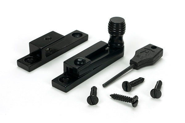 Black Beehive Quadrant Fastener - Narrow