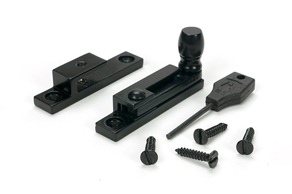 Black Mushroom Quadrant Fastener - Narrow