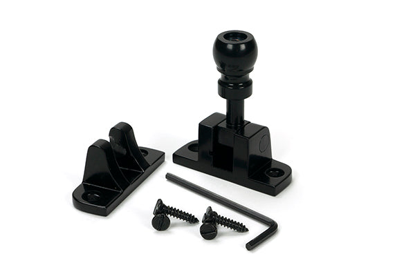 Black Mushroom Brighton Fastener (Radiused)