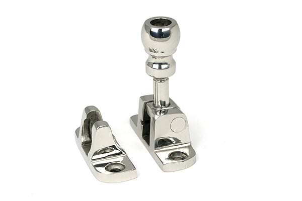 Polished Marine SS (316) Mushroom Brighton Fastener (Radiused)