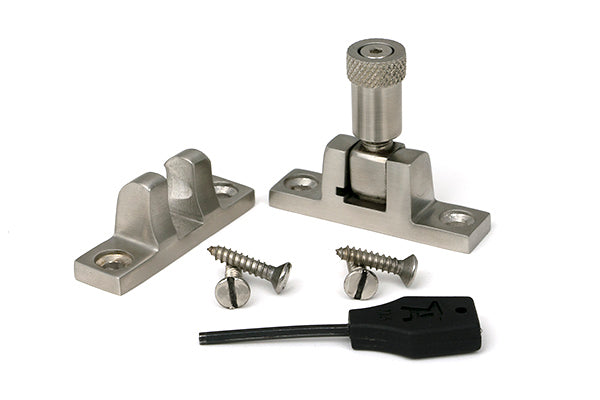 Satin Marine SS (316) Brompton Brighton Fastener - Narrow (Square)
