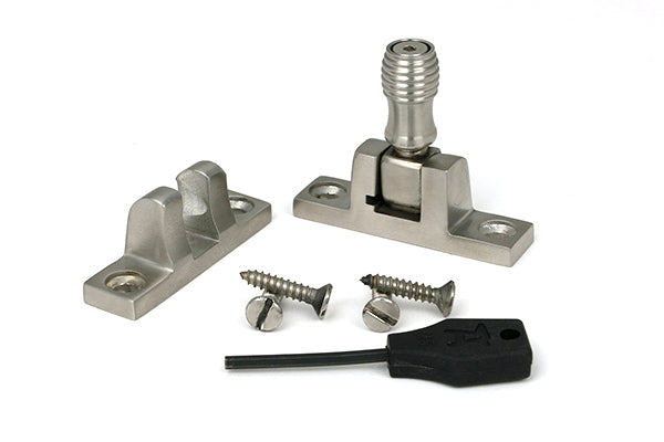 Satin Marine SS (316) Beehive Brighton Fastener - Narrow (Square)