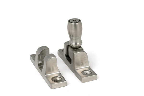 Satin Marine SS (316) Mushroom Brighton Fastener - Narrow (Square)