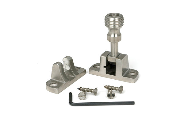 Satin Marine SS (316) Beehive Brighton Fastener (Radiused)