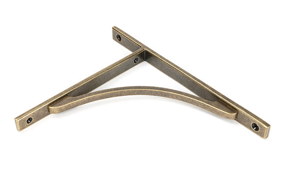 Burnished Brass Apperley Shelf Bracket (260mm x 200mm)