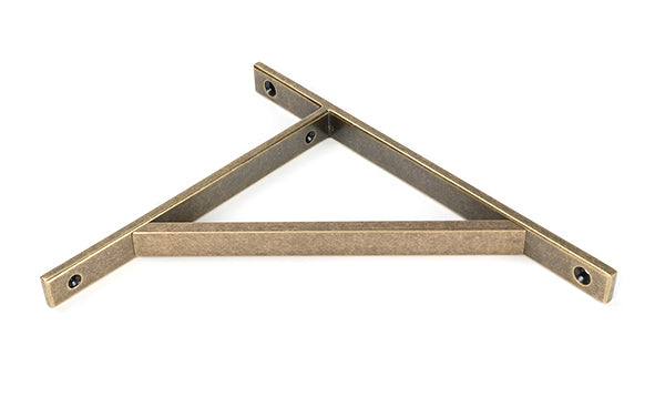 Burnished Brass Chalfont Shelf Bracket (260mm x 200mm)