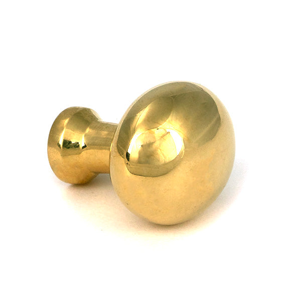 Polished Brass Moore Cabinet Knob - 25mm