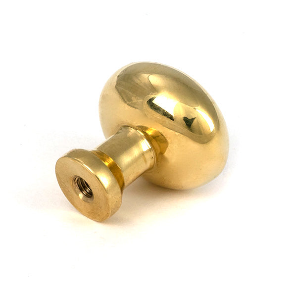 Polished Brass Moore Cabinet Knob - 25mm