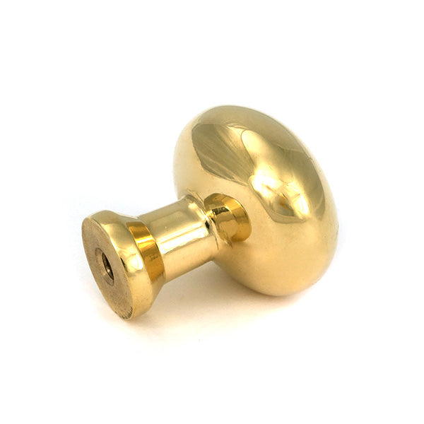 Polished Brass Moore Cabinet Knob - 32mm