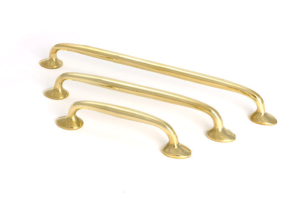 Polished Brass Moore Pull Handle - Medium
