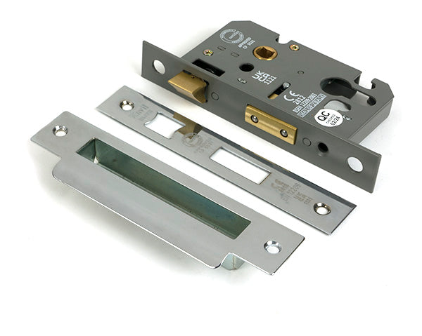 Polished Chrome 2½" Euro Profile Sash Lock