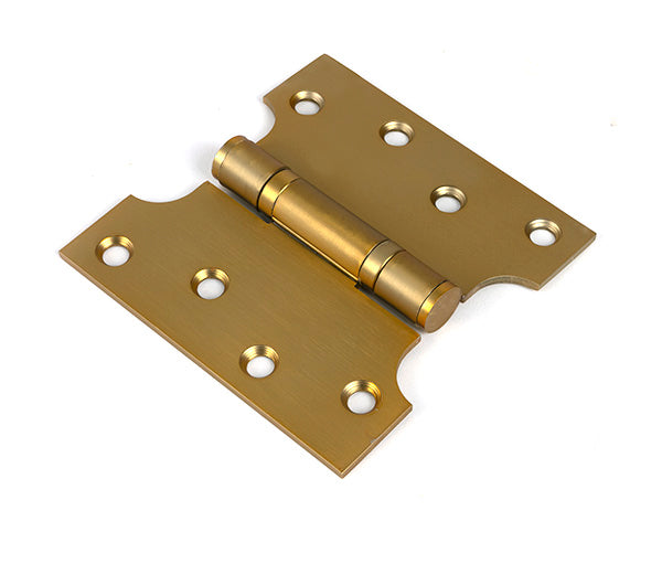 Satin Brass 4" x 2" x 4"  Parliament Hinge (pair) ss