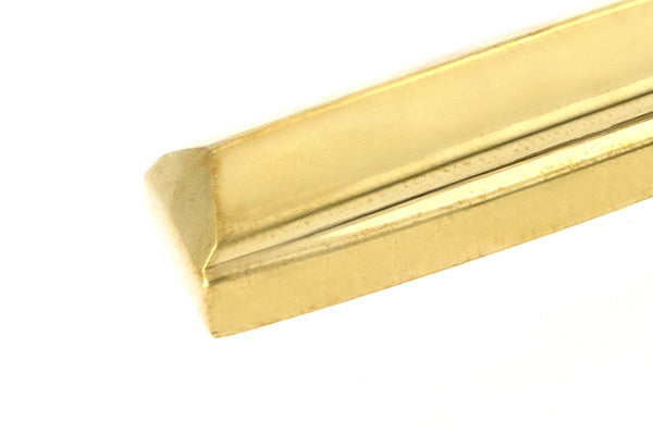 Polished Brass Locking Art Deco Fastener - LH