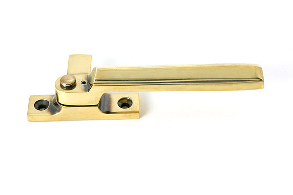 Aged Brass Locking Art Deco Fastener - LH