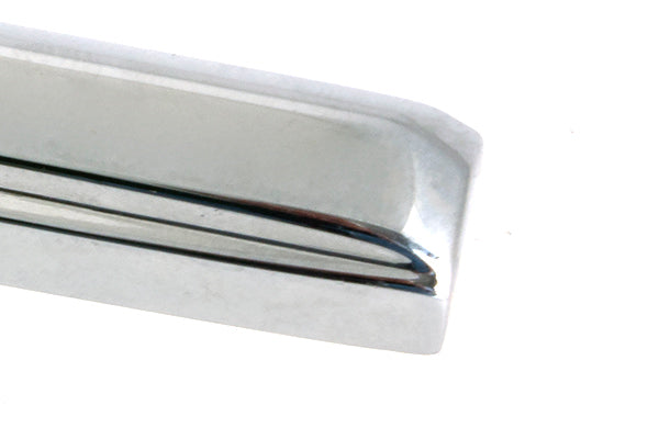 Polished Chrome Locking Art Deco Fastener - LH