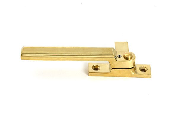 Polished Brass Locking Art Deco Fastener - RH