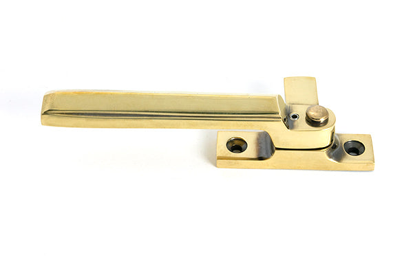 Aged Brass Locking Art Deco Fastener - RH