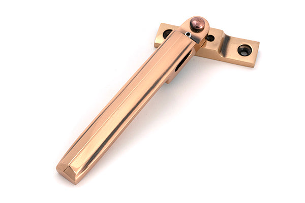 Polished Bronze Night-Vent Locking Art Deco Fastener