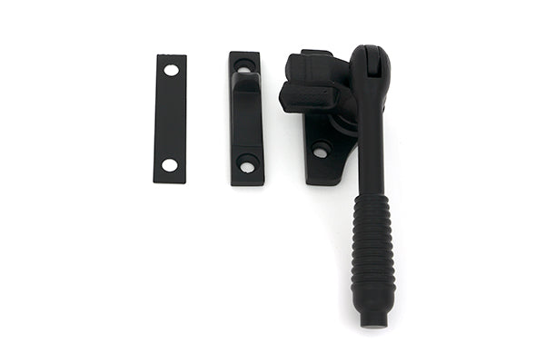 Matt Black Night-Vent Locking Reeded Fastener (Steel Window)