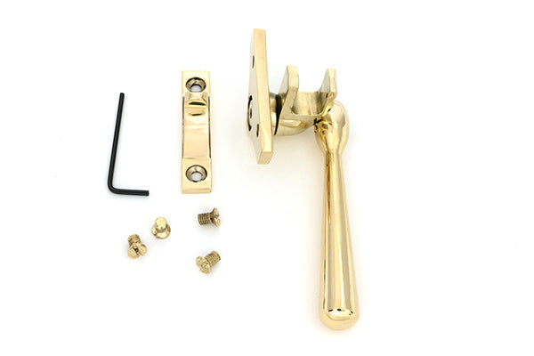 Polished Brass Night-Vent Locking Newbury Fastener (Steel Window)