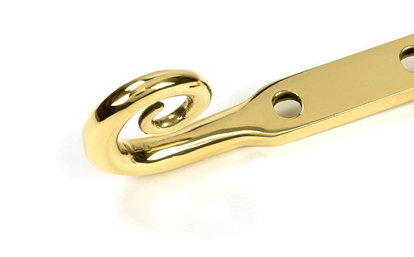 Polished Brass 10" Monkeytail Stay (Steel Window)