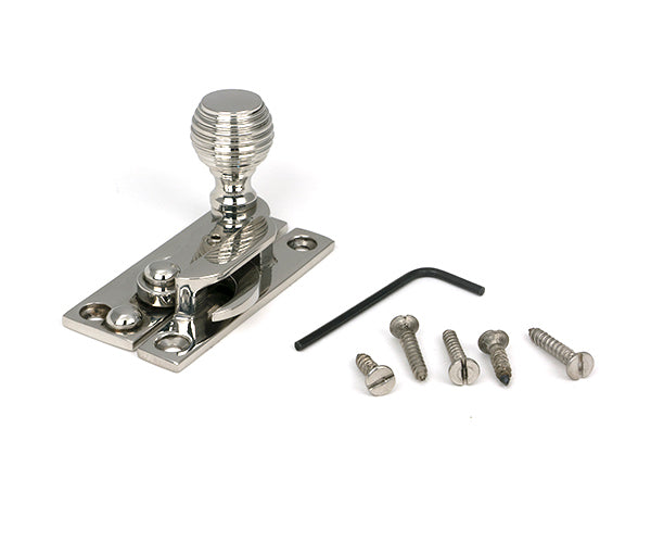 Polished Marine SS (316) Beehive Sash Hook Fastener