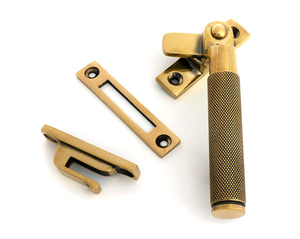 Aged Brass Locking Brompton Fastener – RH