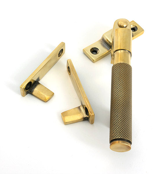 Aged Brass Night-Vent Locking Brompton Fastener