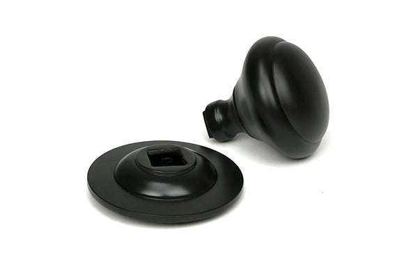 Aged Bronze Round Centre Door Knob