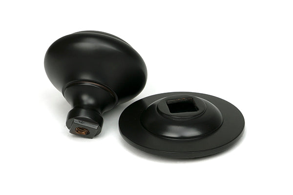 Aged Bronze Round Centre Door Knob
