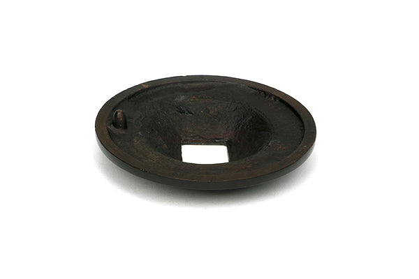 Aged Bronze Round Centre Door Knob