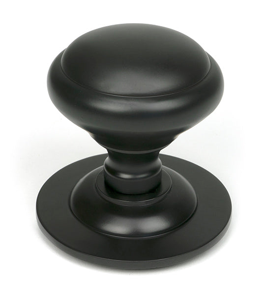 Aged Bronze Round Centre Door Knob