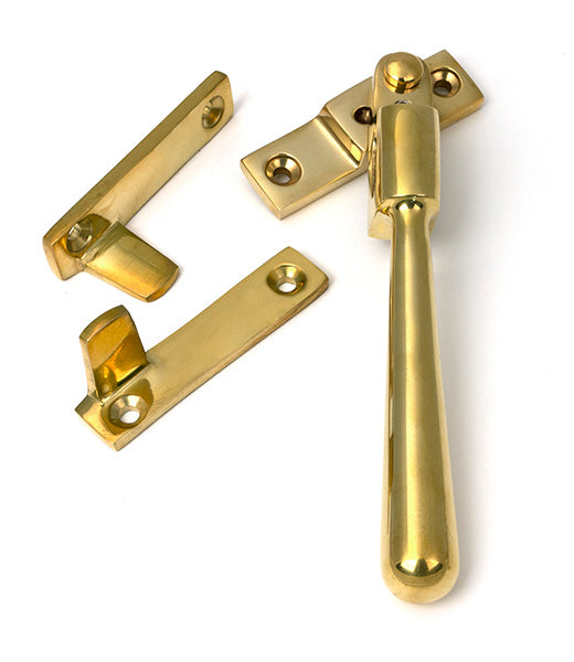 Polished Brass Night-Vent Locking Newbury Fastener