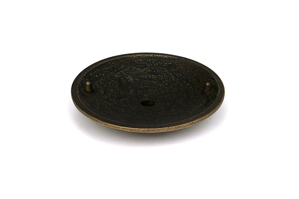 Burnished Brass Art Deco Centre Door Knob
