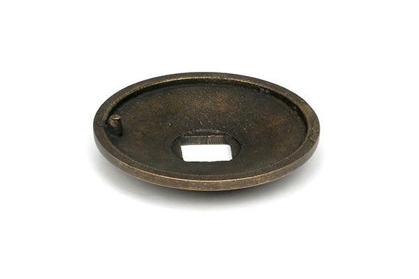 Burnished Brass Beehive Centre Door Knob