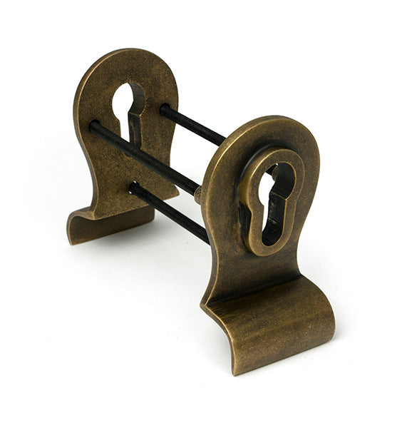 Burnished Brass 50mm Euro Door Pull (Back to Back fixings)