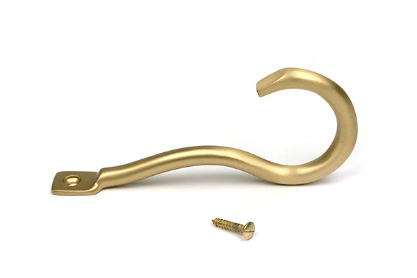 Satin Brass Anchor Coat Hook