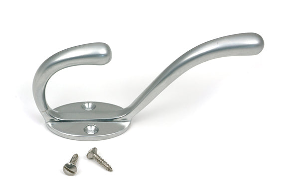 Satin Chrome Newbury Hat & Coat Hook
