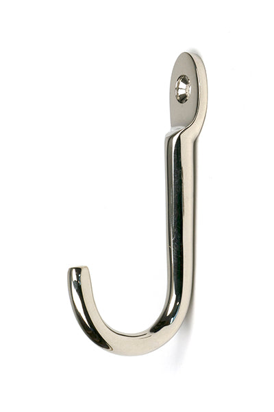 Polished Nickel Traditional Coat Hook