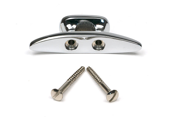 Polished Chrome Marine Cleat Hook
