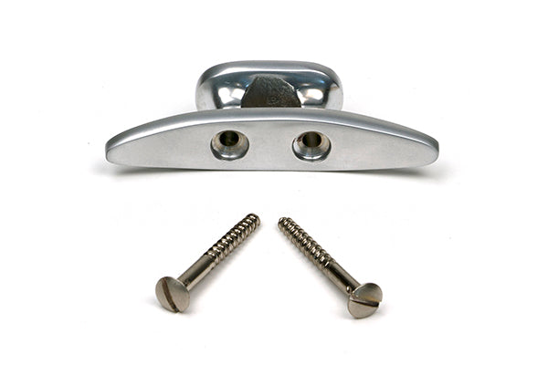 Satin Chrome Marine Cleat Hook