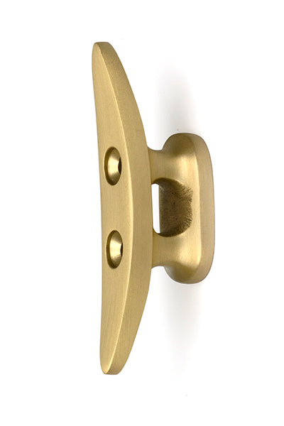Satin Brass Marine Cleat Hook