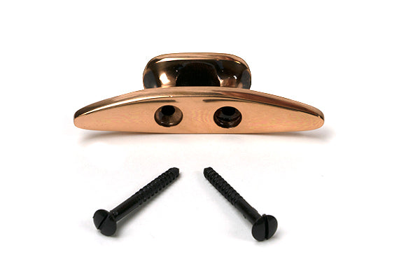 Polished Bronze Marine Cleat Hook