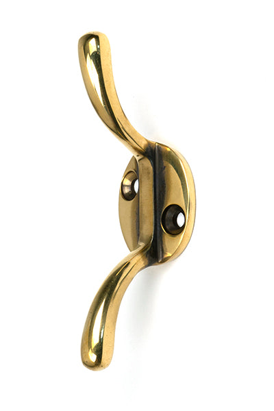 Aged Brass Newbury Cleat Hook
