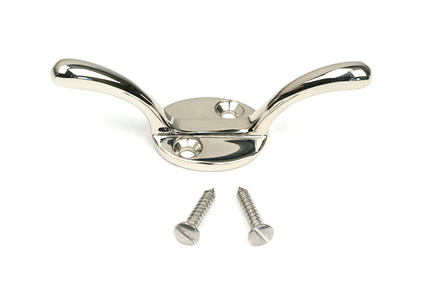 Polished Nickel Newbury Cleat Hook