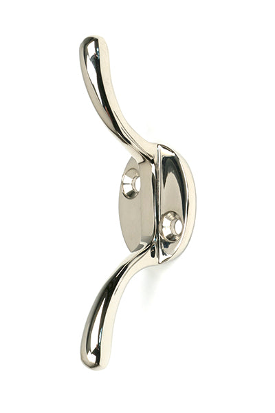 Polished Nickel Newbury Cleat Hook